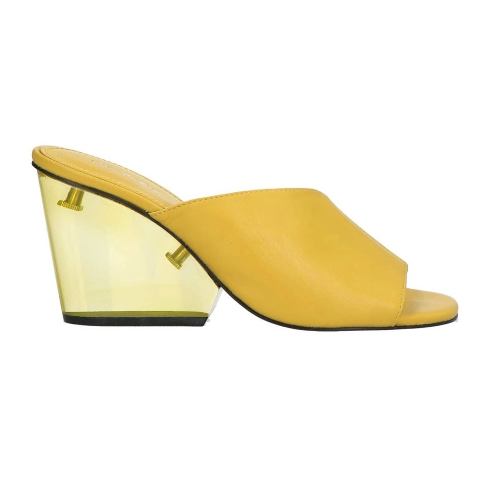 TORY BURCH Leather + PVC Mules